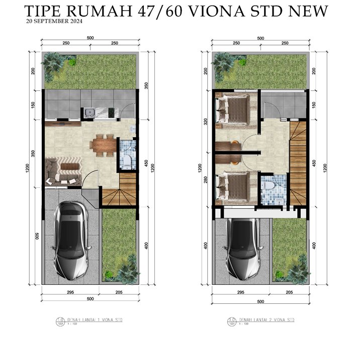 denah tipe standar