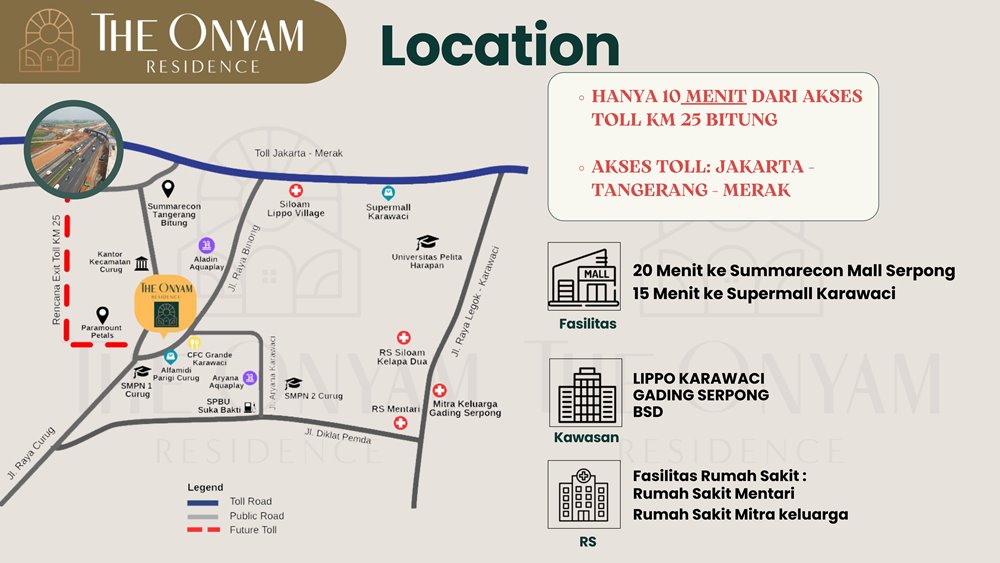 lokasi the onyam residence