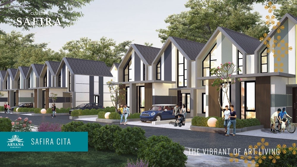 Rumah tipe Cita di cluster Safira Aryana Karawaci