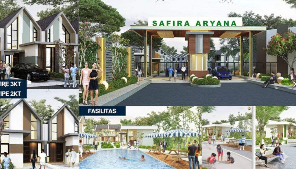 Fasad Modern Cluster Safira: Kombinasi Estetika dan Fungsionalitas